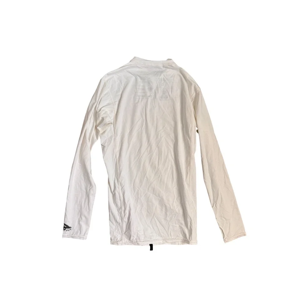 Patagonia Mens XS Long-Sleeved R0 Surf Top‎ White Rashguard UPF 50 86141  NWOT